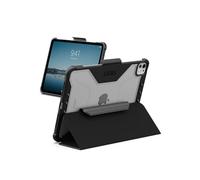 URBAN ARMOR GEAR UAG Designed for iPad Pro 11" Case (5th Gen, 2024, M4) A2836, A2837, A3006 Rugged Transparent Clear Folio Cover with Pencil Holder & Multiple Position Stand, Plyo Black/Ice