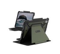 URBAN ARMOR GEAR UAG Designed for iPad Pro 11" Case M5 2025 6th Gen, M4 2024 5th Gen A3357 A3358 A3359 A2836 A837 A3006, Adjustable Multi-Angle Stand Folio Cover w/Pencil Holder, Metropolis SE Olive