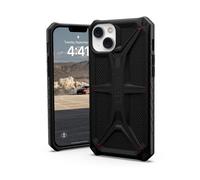URBAN ARMOR GEAR UAG Designed for iPhone 14 Plus Case Kevlar Black 6.7" Monarch Rugged Premium Protective Cover Lightweight Slim Shockproof Dropproof Compatible with Wireless Charging