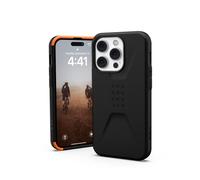 URBAN ARMOR GEAR UAG Designed for iPhone 14 Pro Case Black 6.1" Civilian Sleek Ultra Thin Slim Impact Resistant Dropproof Protective Cover Compatible with Wireless Charging