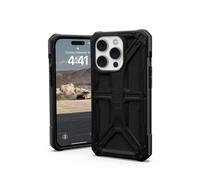 URBAN ARMOR GEAR UAG Designed for iPhone 14 Pro Case Black 6.1" Monarch Rugged Premium Protective Cover Lightweight Slim Shockproof Dropproof Compatible with Wireless Charging