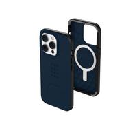 URBAN ARMOR GEAR UAG Designed for iPhone 14 Pro Case Blue Mallard 6.1" Civilian Built-in Magnet Compatible with MagSafe Charging Sleek Ultra Thin Slim Dropproof Shockproof Protective Cover