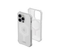 URBAN ARMOR GEAR UAG Designed for iPhone 14 Pro Case Clear Frosted Ice 6.1" Essential Armor Built-in Magnet Compatible with MagSafe Charging Ultra Thin Ergonomic Translucent Protective Cover