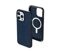 URBAN ARMOR GEAR UAG Designed for iPhone 14 Pro Max Case Blue Mallard 6.7" Civilian Build-in Magnet Compatible with MagSafe Charging Sleek Ultra Thin Slim Shockproof Protective Cover