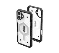 URBAN ARMOR GEAR UAG Designed for iPhone 16 Plus Case 6.7" Pathfinder Clear - Compatible with MagSafe Charging Rugged Shockproof Anti-Slip Military Grade Protective Cover, Ice