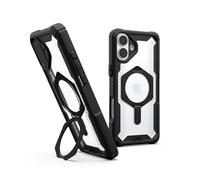 URBAN ARMOR GEAR UAG Designed for iPhone 16 Plus Case 6.7" Plasma XTE - Compatible with MagSafe Charging & Kickstand Rugged Shockproof Anti-Slip Military Grade Protective Cover, Black/Ice