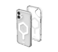 URBAN ARMOR GEAR UAG Designed for iPhone 16 Plus Case 6.7" Plyo - Compatible with MagSafe Charging Rugged Slim Anti-Yellowing Transparent Clear Shockproof Military Grade Protective Cover, Ice/White