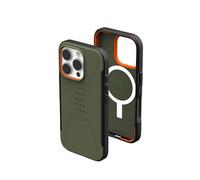 URBAN ARMOR GEAR UAG Designed for iPhone 16 Pro Case 6.3" Civilian - Compatible with MagSafe Charging Rugged Slim Sleek Shockproof Anti-Slip Military Grade Protective Cover, Olive Drab