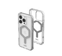 URBAN ARMOR GEAR UAG Designed for iPhone 16 Pro Case 6.3" Plyo - Compatible with MagSafe Charging Rugged Slim Anti-Yellowing Transparent Clear Shockproof Military Grade Protective Cover, Ice/Silver