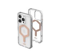 URBAN ARMOR GEAR UAG Designed for iPhone 16 Pro Case 6.3" Plyo - Compatible with MagSafe Charging Rugged Slim Anti-Yellowing Transparent Clear Shockproof Military Grade Protective Cover, Ice/Rose Gold