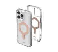 URBAN ARMOR GEAR UAG Designed for iPhone 16 Pro Max Case 6.9" Plyo - Compatible with MagSafe Charging Rugged Slim Anti-Yellowing Transparent Clear Shockproof MIL-STD Protective Cover, Ice/Rose Gold