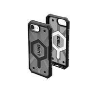 URBAN ARMOR GEAR UAG Designed for iPhone 16e Case Pathfinder Clear - Compatible with MagSafe Rugged Military Grade Drop Proof Transparent Protective Cover, Ash