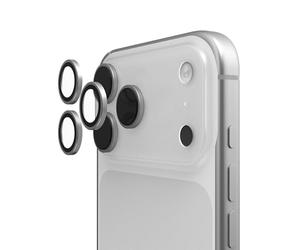 URBAN ARMOR GEAR UAG Designed for iPhone 17 Pro 6.3" & iPhone 17 Pro Max 6.9" Len Shield Camera Lens Protector, Anti-Fingerprint Individual Titanium Alloy Ring Aluminosilicate Glass, Titanium