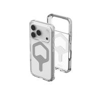 URBAN ARMOR GEAR UAG Designed for iPhone 17 Pro Case Plyo - Compatible with MagSafe Transparent Military Grade Protective Cover, Ice/Silver
