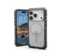 URBAN ARMOR GEAR UAG Designed for iPhone 17 Pro Case Trooper - Compatible with MagSafe Full Body with Port Protection Transparent Military Grade Full Body Protective Cover, Clear/Ash