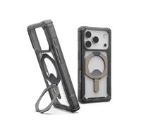 URBAN ARMOR GEAR UAG Designed for iPhone 17 Pro Case with Kickstand Plasma XTE - Compatible with MagSafe Transparent Military Grade Protective Cover, Ash/Titanium