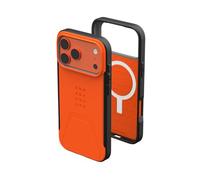 URBAN ARMOR GEAR UAG Designed for iPhone 17 Pro Max Case Civilian - Compatible with MagSafe Military Grade Protective Cover, Orange