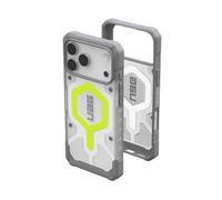 URBAN ARMOR GEAR UAG Designed for iPhone 17 Pro Max Case Pathfinder Clear - Compatible with MagSafe Luminous Glow in The Dark Military Grade Protective Cover, Active Neon