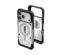 URBAN ARMOR GEAR UAG Designed for iPhone 17 Pro Max Case Pathfinder Clear - Compatible with MagSafe Military Grade Protective Cover, Ice/Silver