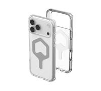 URBAN ARMOR GEAR UAG Designed for iPhone 17 Pro Max Case Plyo - Compatible with MagSafe Transparent Military Grade Protective Cover, Ice/Silver