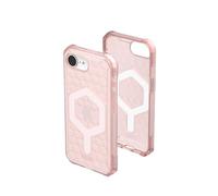 URBAN ARMOR GEAR UAG Designed for iPhone 17e / iPhone 16e Case Essential Armor - Compatible with MagSafe Rugged Military Grade Drop Proof Clear Protective Cover, Translucent Rose