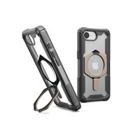 URBAN ARMOR GEAR UAG Designed for iPhone 17e / iPhone 16e Case with Built-in Kickstand Plasma XTE - Compatible with MagSafe Rugged Military Grade Drop Proof Protective Cover, Ash/Titanium