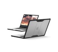 URBAN ARMOR GEAR UAG Designed for MacBook Air 15" Case M5 2026 M4 2025 M3 2024 - Translucent Clear Rugged Tactile Grip Laptop Protective Cover, Plyo Ice/Black