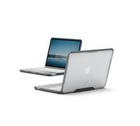 URBAN ARMOR GEAR UAG Designed for MacBook Neo 13" 2026 Case - Rugged One-piece Design with Hinge Cover Impact Resistant Military Grade Hard Shell Transparent Clear Protective Cover, Plyo Ice