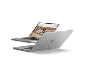 URBAN ARMOR GEAR UAG Designed for MacBook Pro 16" Case M5 2026 M4 2024 M3 2023 Pro/Max Chip - Rugged One Piece Hardshell Transparent Clear Scratch Resistant Protective Cover, Essential Armor Ice