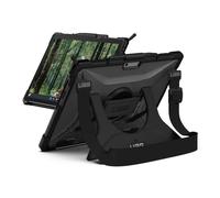 UAG Plasma Series Rugged Case for Surface Pro 9 - Plasma Series w/ Handstrap and Shoulder Strap- Clear - Back cover for