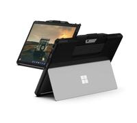 URBAN ARMOR GEAR UAG Designed for Microsoft Surface Pro 11/10/9 Case with Kickstand Hand Strap & Pen Holder Compatible with Type Cover Keyboard Rugged Protective Cover Heavy Duty, Scout Black