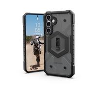 URBAN ARMOR GEAR UAG Designed for Samsung Galaxy S23 FE Case Pathfinder Clear Ash, Translucent Rugged Military Drop-proof Impact Resistant Non-Slip Protective Cover