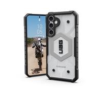 URBAN ARMOR GEAR UAG Designed for Samsung Galaxy S23 FE Case Pathfinder Clear Ice, Translucent Rugged Military Drop-proof Impact Resistant Non-Slip Protective Cover