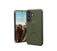 URBAN ARMOR GEAR UAG Designed for Samsung Galaxy S24 Case 6.2" Civilian Olive Drab, Rugged Military Drop-Proof Impact Resistant Non-Slip Protective Cover