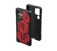 URBAN ARMOR GEAR UAG Designed for Samsung Galaxy S24 Ultra Case 6.8" Monarch Pro Crimson, Magnetic Charging Rugged Military Drop-Proof Impact Resistant Non-Slip Protective Cover