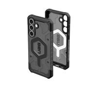 URBAN ARMOR GEAR UAG Designed for Samsung Galaxy S25 FE Case Pathfinder Clear - Magnetic Charging Compatible Rugged Military Grade MIL-STD Protective Cover, Ash/Black