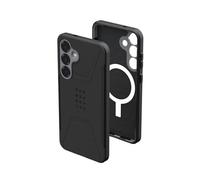 URBAN ARMOR GEAR UAG Designed for Samsung Galaxy S25 Plus Case 6.7" Civilian - Compatible with Magnetic Charging Anti-Slip Rugged Military Drop Tested Protective Cover, Black