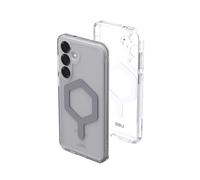 URBAN ARMOR GEAR UAG Designed for Samsung Galaxy S25 Plus Case 6.7" Plyo Pro - Compatible with Magnetic Charging Transparent Rugged Military Drop Tested Protective Cover, Ice/Silver