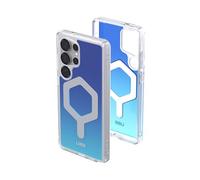 URBAN ARMOR GEAR UAG Designed for Samsung Galaxy S25 Ultra Case 6.9" Plyo Pro - Compatible with Magnetic Charging Translucent Rugged Military Drop Tested Protective Cover, Blue Ombre