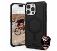 URBAN ARMOR GEAR UAG Designed for iPhone 16 Pro Case 6.3" Essential Armor - Compatible with MagSafe Charging Rugged Slim Sleek Shockproof Anti-Slip Military Grade Protective Cover, Black