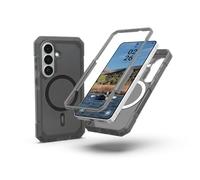 URBAN ARMOR GEAR UAG for Samsung Galaxy S26 Case 6.3" Trooper - Magnetic Charging Compatible Full Body with Port Protection Rugged Military Drop Tested Protective Cover, Ash