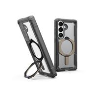 URBAN ARMOR GEAR UAG for Samsung Galaxy S26 Case 6.3" with Kickstand Plasma XTE - Magnetic Charging Compatible Transparent Rugged Military Drop Tested Protective Cover, Ash/Titanium