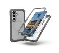 URBAN ARMOR GEAR UAG for Samsung Galaxy S26 Plus Case 6.7" Trooper - Magnetic Charging Compatible Full Body with Port Protection Rugged Military Drop Tested Protective Cover, Clear/Ash