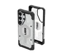 URBAN ARMOR GEAR UAG for Samsung Galaxy S26 Ultra Case 6.9" Pathfinder Clear - Magnetic Charging Compatible Transparent Rugged Military Drop Tested Protective Cover, Ice/Silver