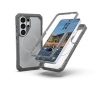 URBAN ARMOR GEAR UAG for Samsung Galaxy S26 Ultra Case 6.9" Trooper - Magnetic Charging Compatible Full Body with Port Protection Rugged Military Drop Tested Protective Cover, Clear/Ash