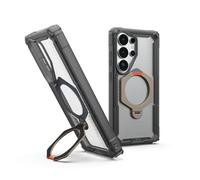 URBAN ARMOR GEAR UAG for Samsung Galaxy S26 Ultra Case 6.9" with 360° Kickstand Plasma XTE - Magnetic Charging Compatible Transparent Rugged Military Drop Tested Protective Cover, Ash