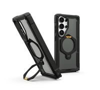 URBAN ARMOR GEAR UAG for Samsung Galaxy S26 Ultra Case 6.9" with 360° Kickstand Plasma XTE - Magnetic Charging Compatible Transparent Rugged Military Drop Tested Protective Cover, Black