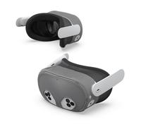 URBAN ARMOR GEAR UAG Made for Meta Quest 3S Case - Snap On Transparent Heat Dissipation Vent Precise Cutouts MIL-STD Protective Hard Front Shell VR Headset Cover, Plyo Ash