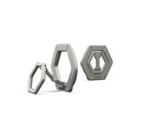 URBAN ARMOR GEAR UAG Magnetic Phone Ring Stand Compatible with MagSafe Magnet, Removable Metal Finger Ring Grip & 360 Rotation Adjustable Kickstand for iPhone 16/15, Galaxy S25, S24, Titanium