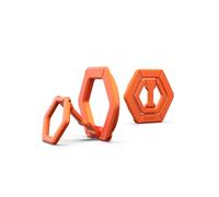 URBAN ARMOR GEAR UAG Magnetic Phone Ring Stand Compatible with MagSafe Magnet, Removable Metal Finger Ring Grip & 360 Rotation Adjustable Kickstand for iPhone 17, Galaxy S26, Burnt Orange